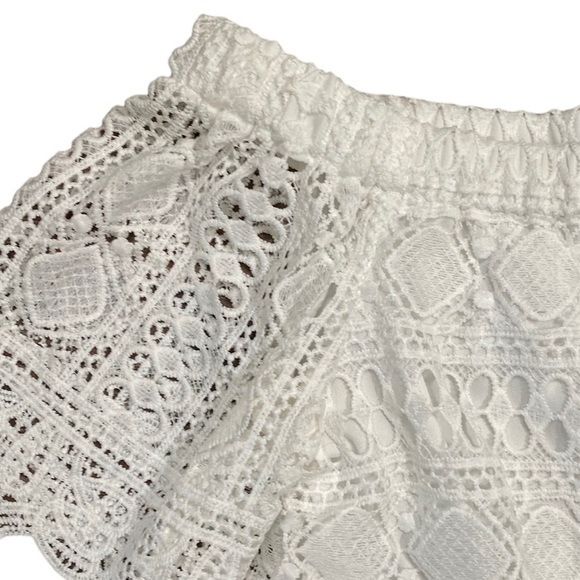 Anthropologie Sunday in Brooklyn White Lace XS Top - Picture 5 of 9